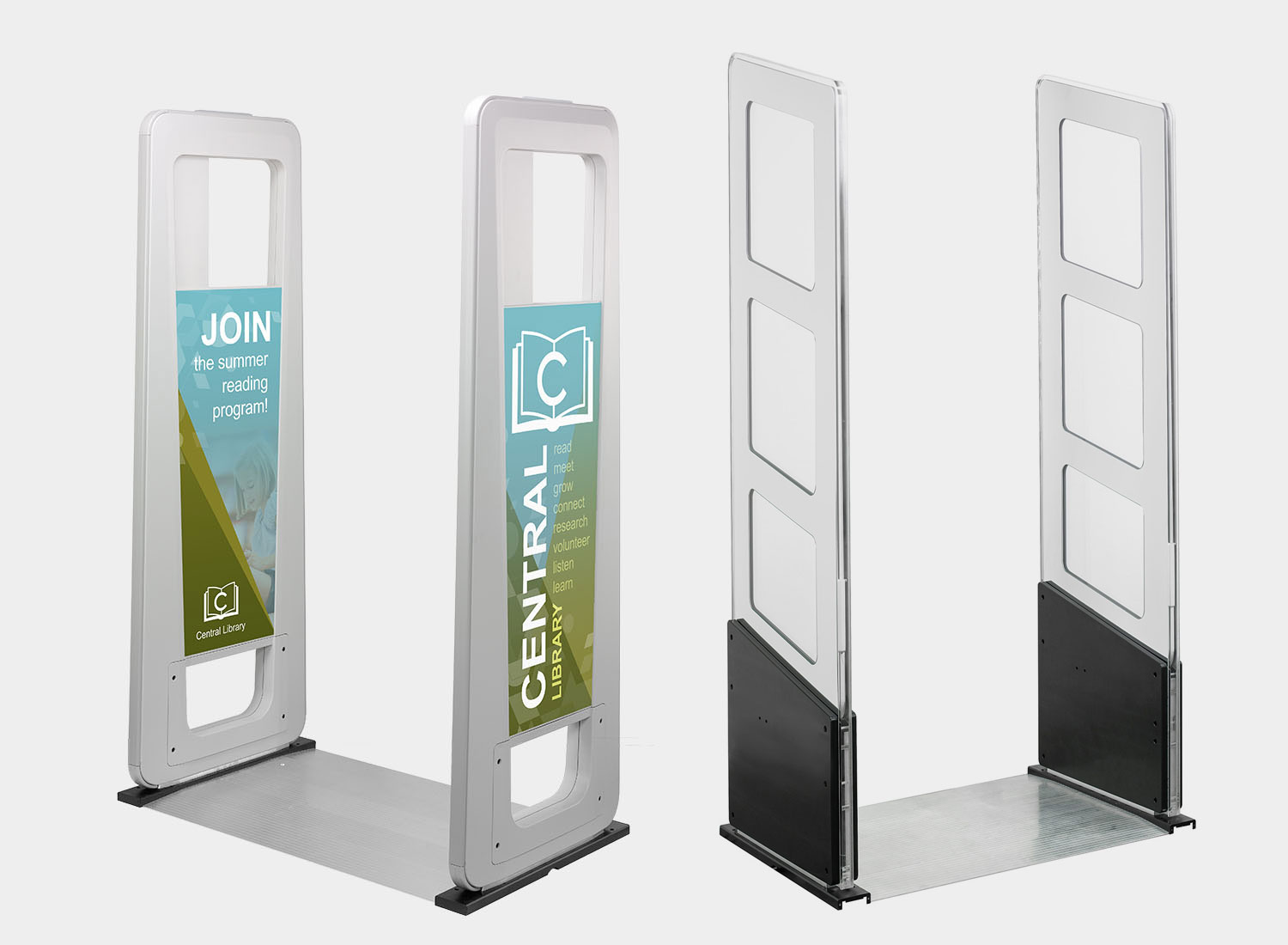 Tattle-Tape-gates including graphics