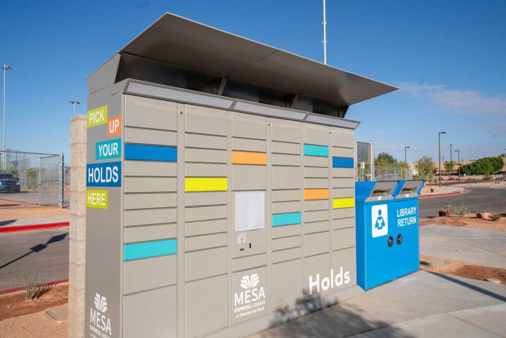 MESA express library holds remoteLockers